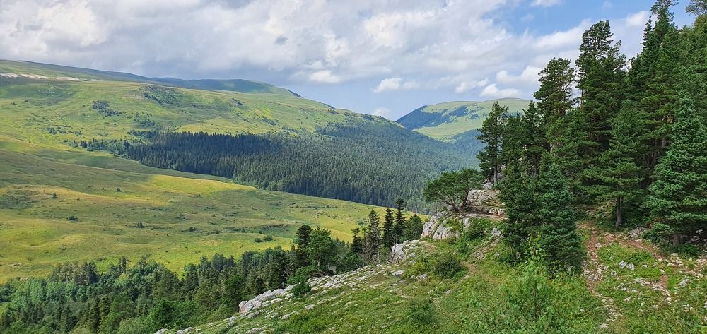Горный простор