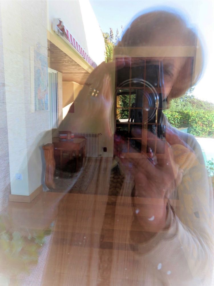 Selfie in the garden