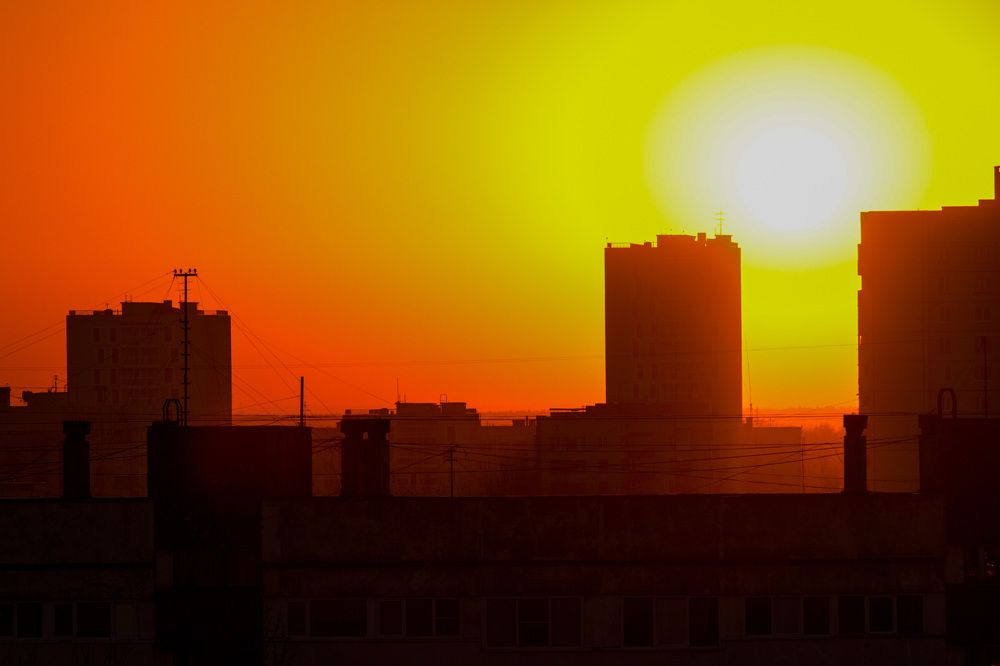 Городской закат.