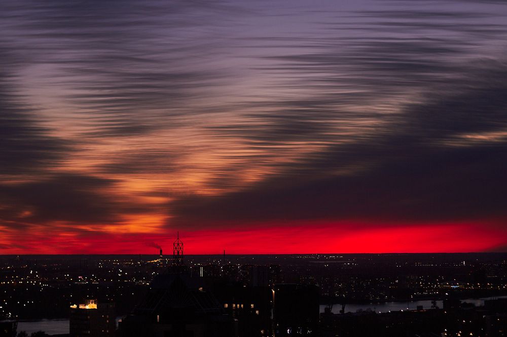 Необыкновенный закат.