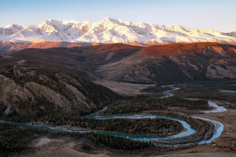 Рассвет. Северо-Чуйский хребет