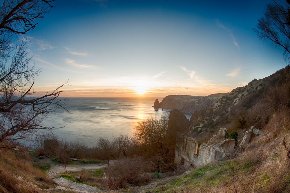 Фиолент на закате