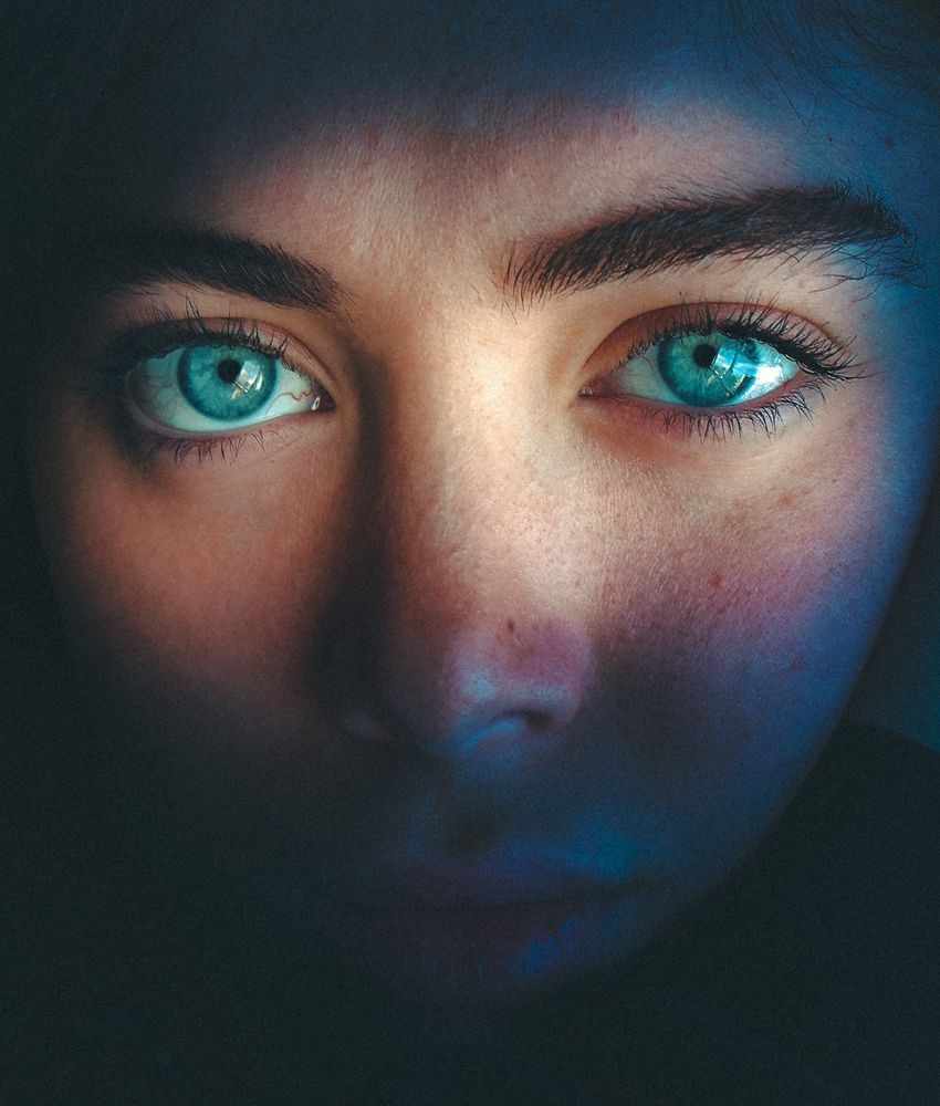 Magical blue eyes