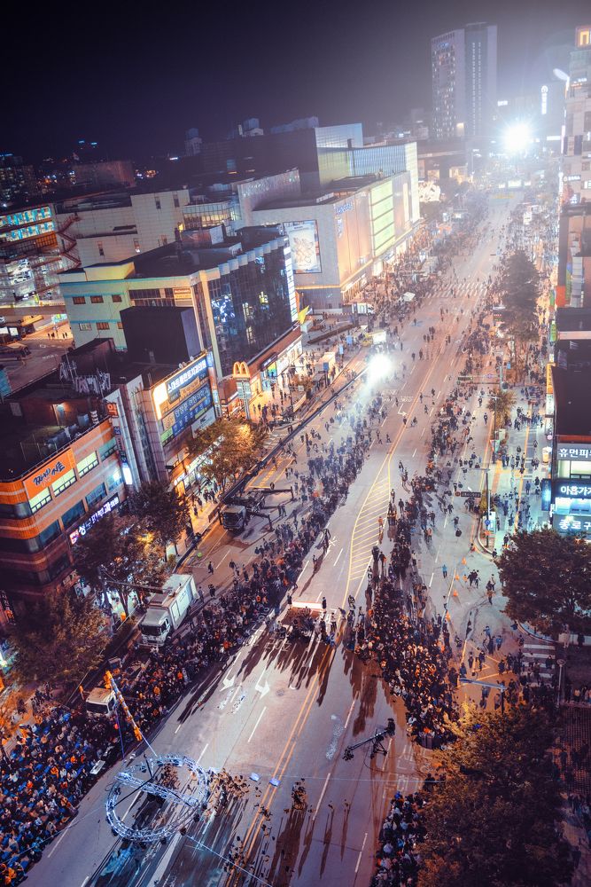 Into the heat of the festival