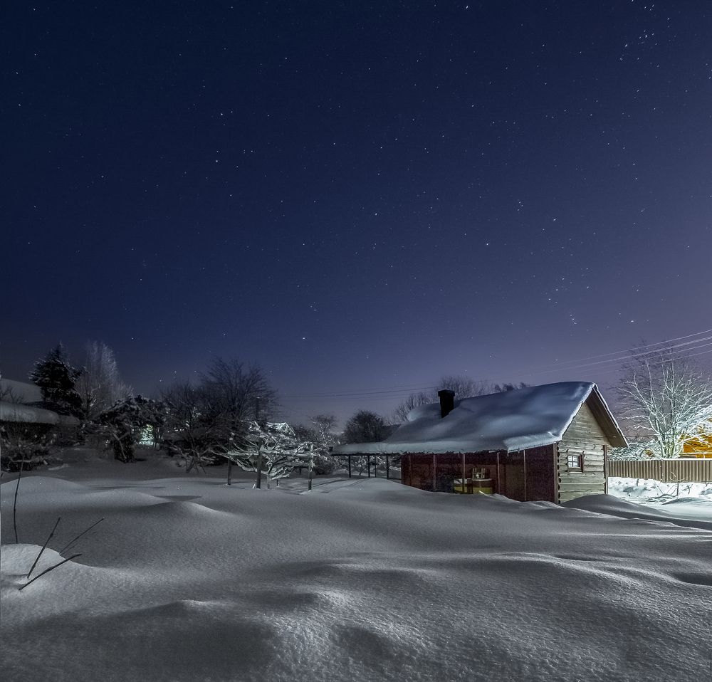 Звездная  ночь.