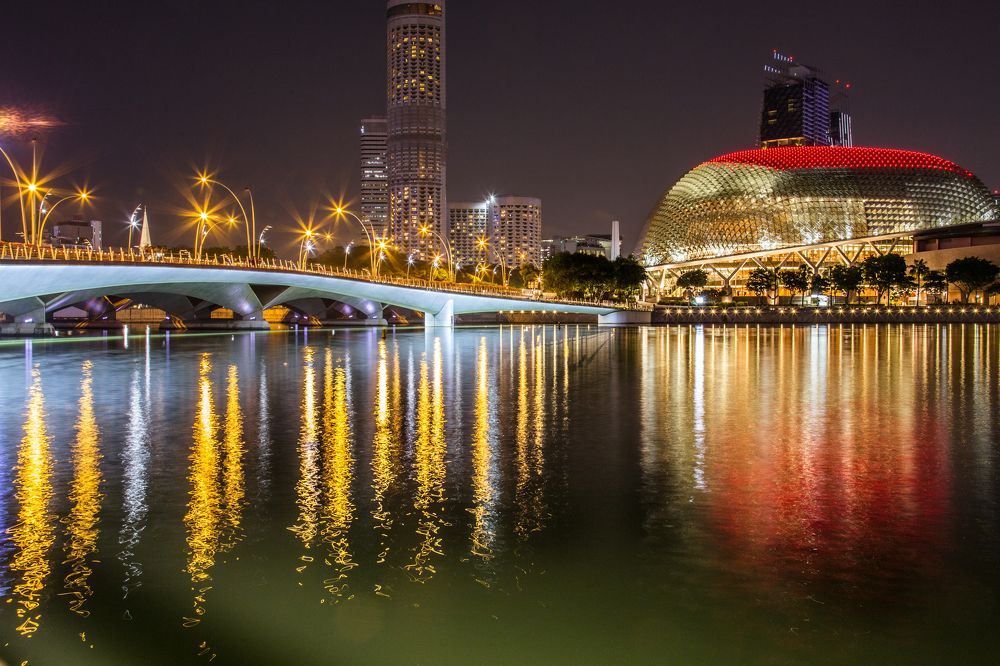 Singapore at night