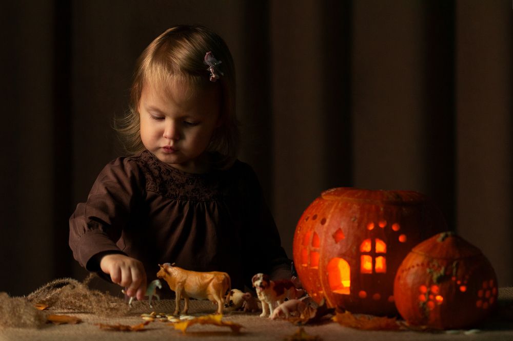 Домик из тыквы