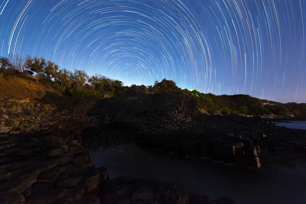 Star Trail Gành Đá Đĩa
