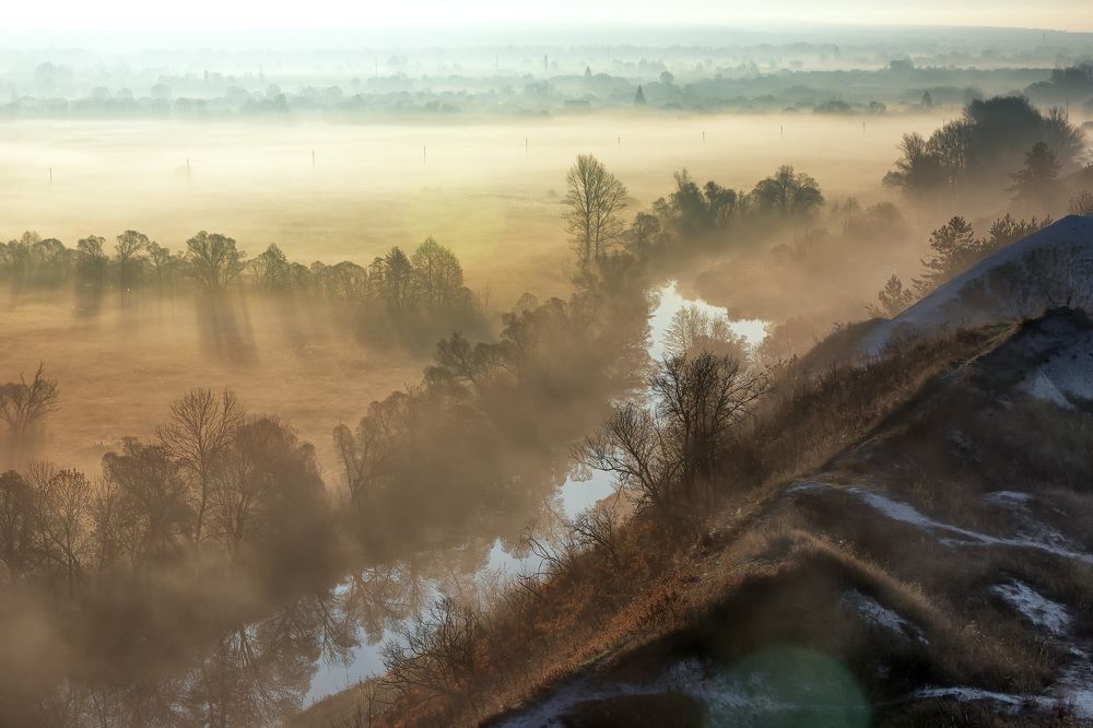 Поздняя осень в Крапивинском городище