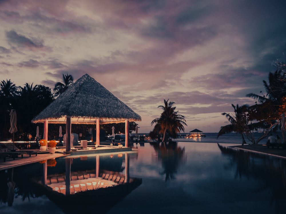 Sunset, Maldives