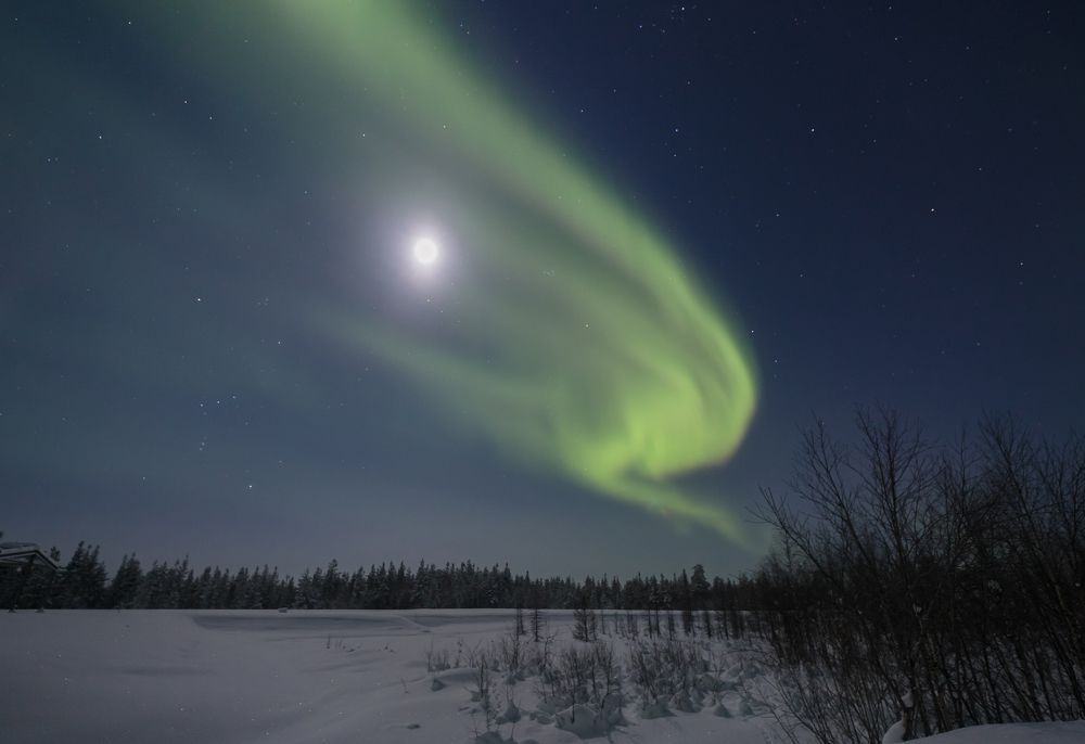 Сияние при полной луне