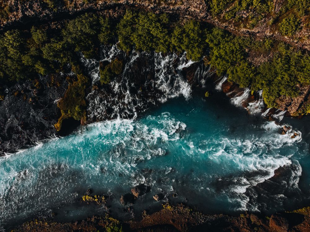 Harnafoss waterfall Iceland