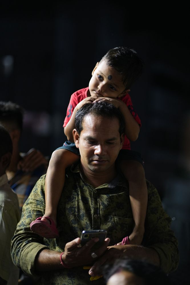 Son On Father's Shoulders