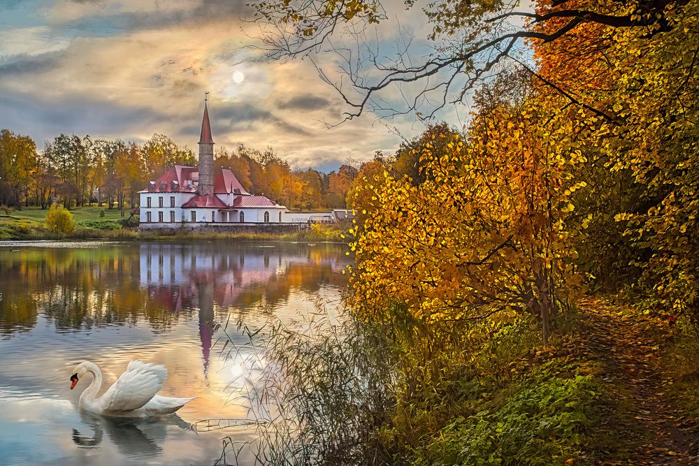 Греза осеннего озера или Под взором небесного Ока