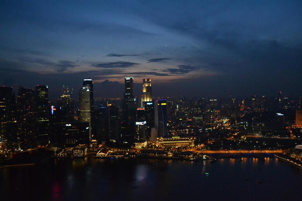 Ночной Сингапур