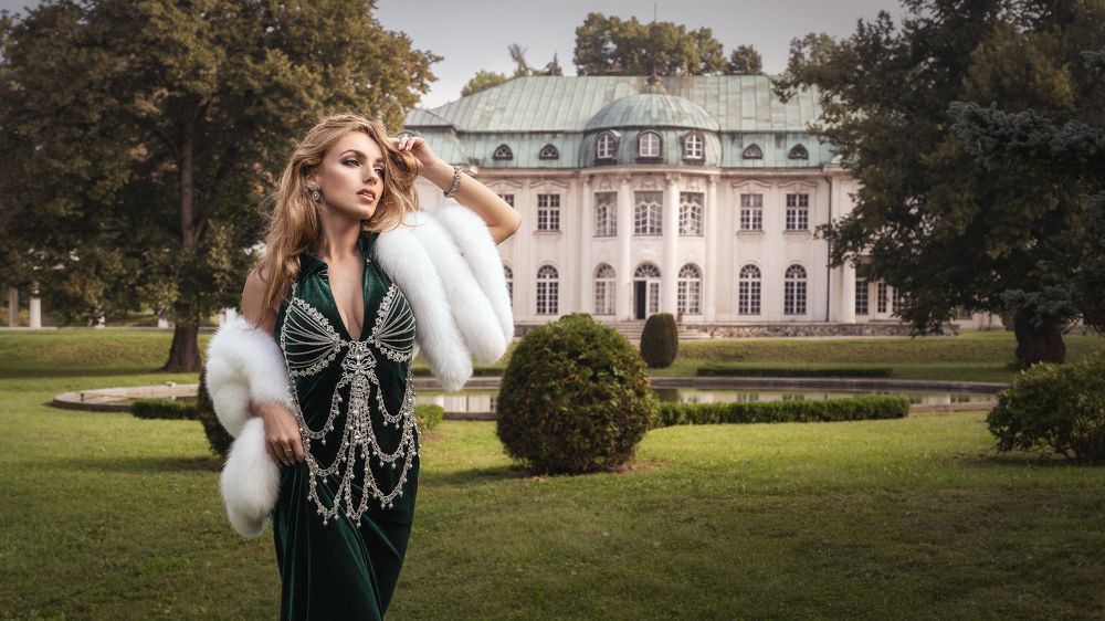 Portrait of an elegant lady