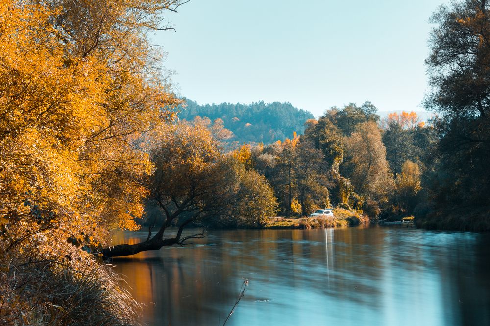 Autumn colours at Pancharevo lake
