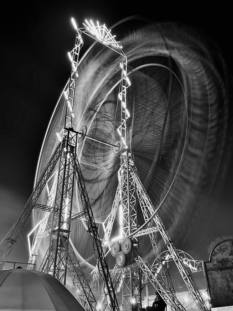 A merry-go-round scene at my hometown.
