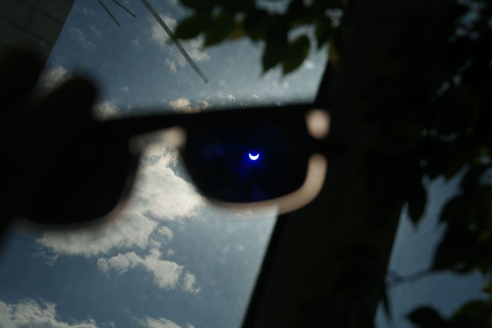 solar eclipse, Krasnodar, 25.10.2022