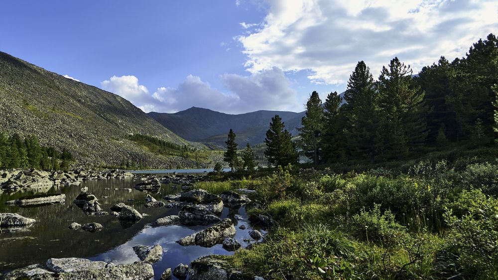 Озеро Каменное, Хакасия.