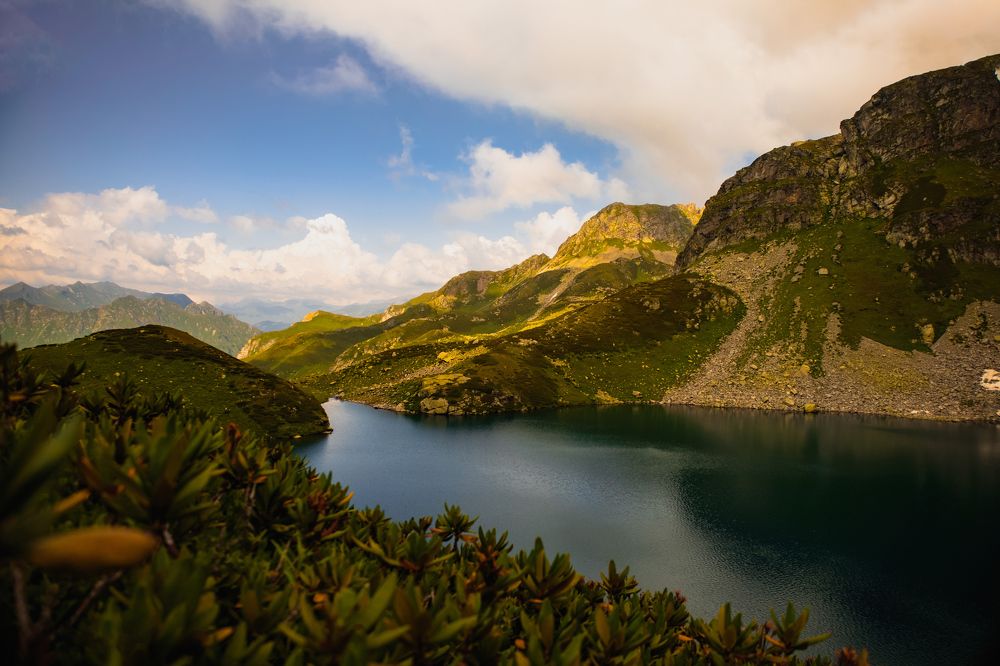 Голубое озеро