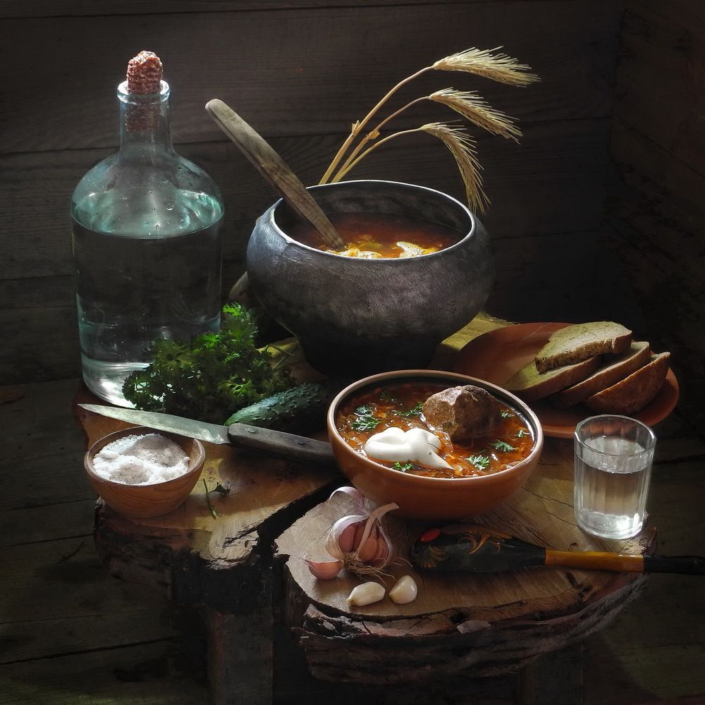 Борщ украинский.