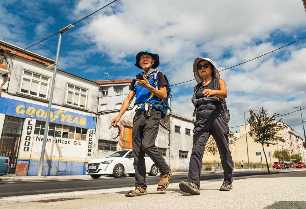 Pilgrims to Santiago...