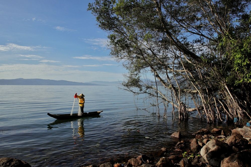 The maninjau Lake