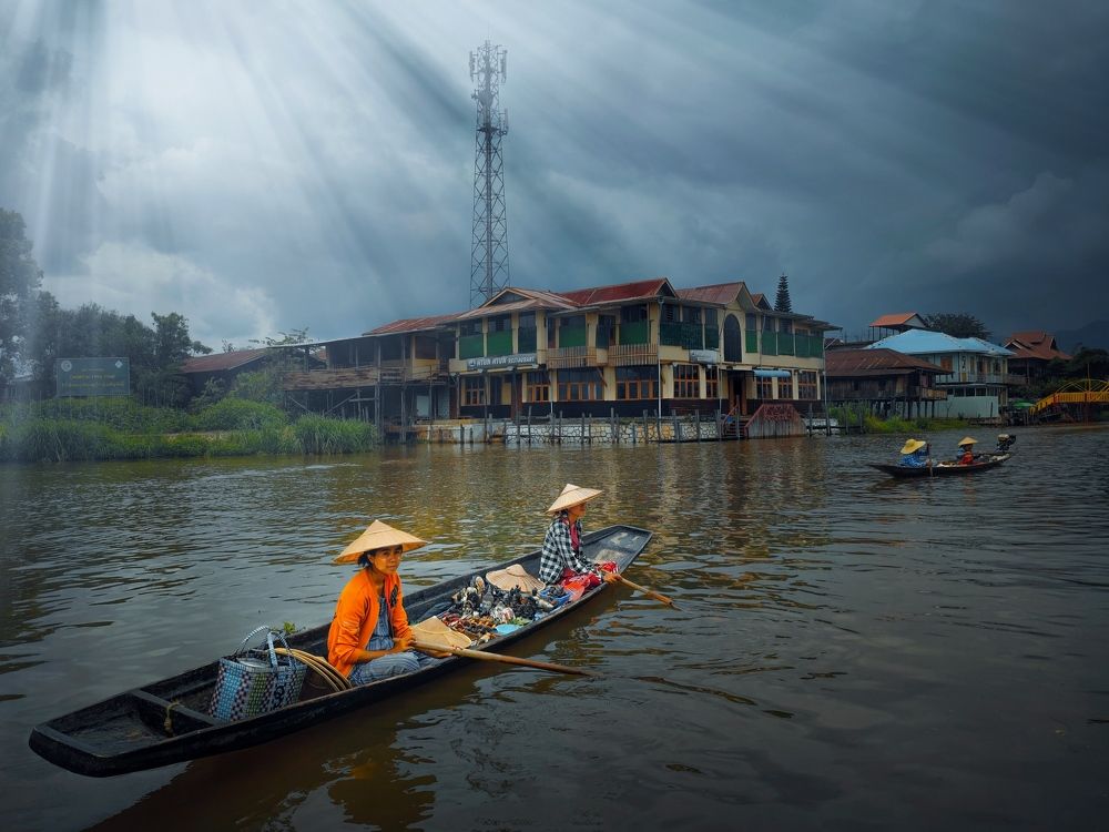 Nature beauty of inle myanmar