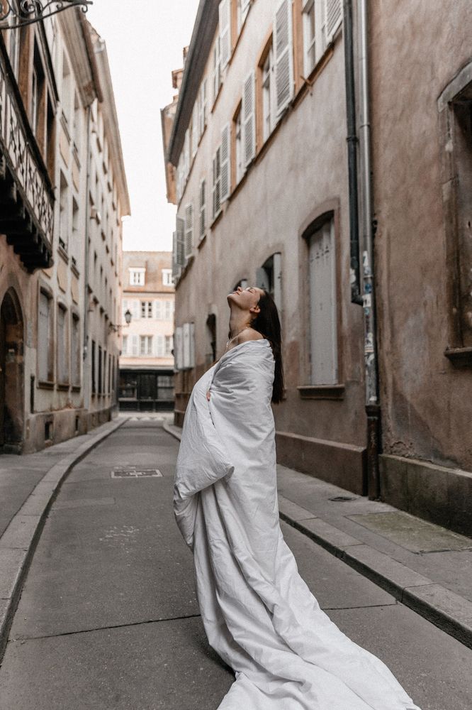 barefoot around the city