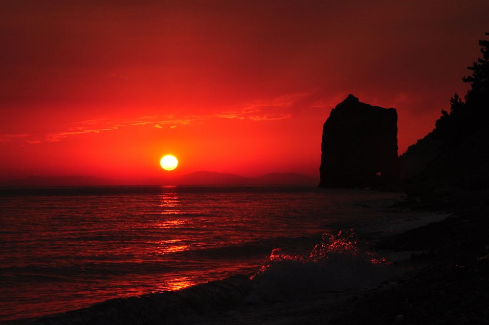 Закат после грозы