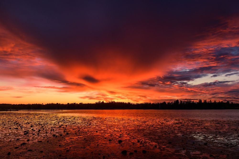 Пылающий закат