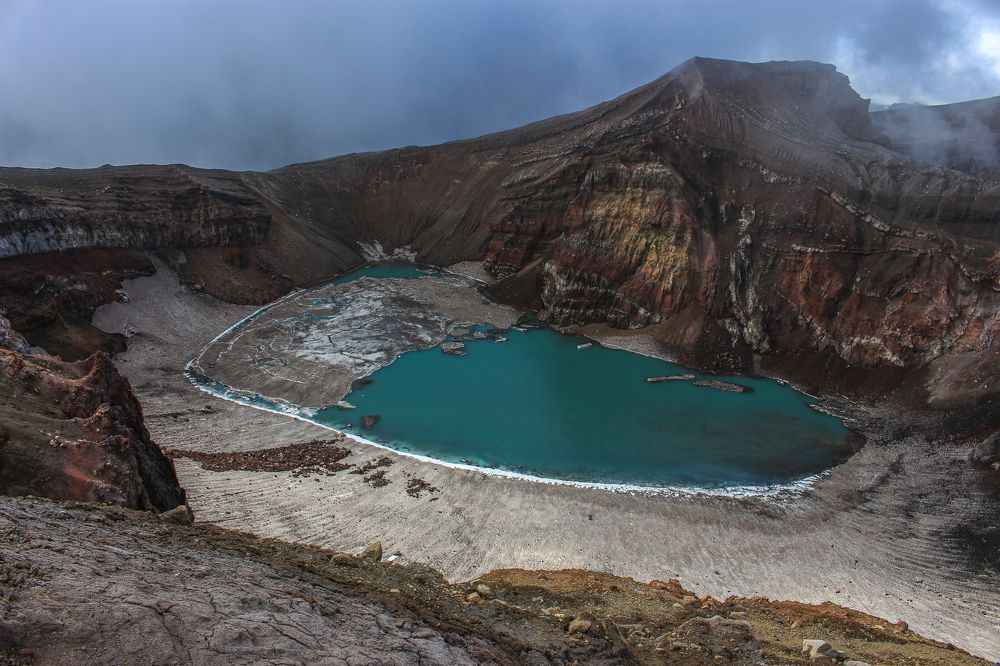В кратере вулкана