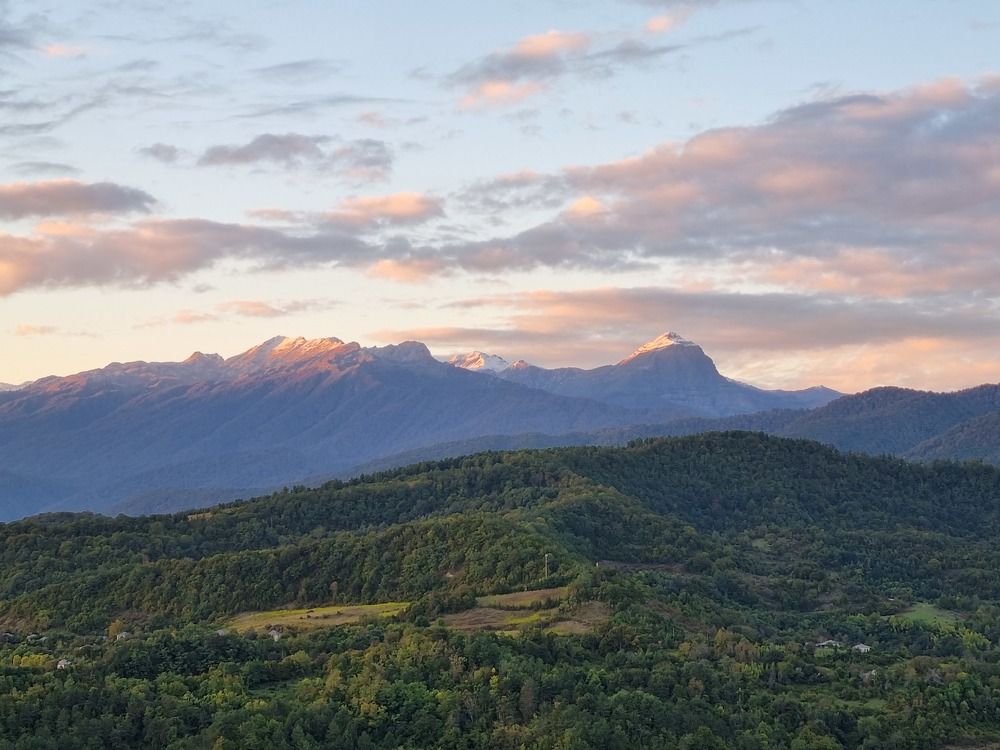 Evening in the mountains
