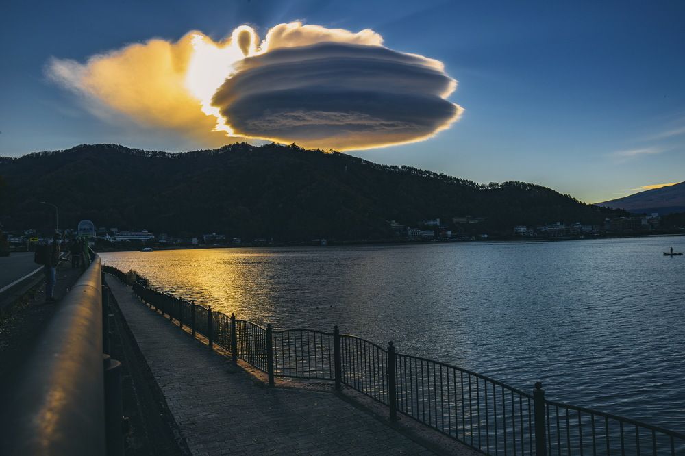 sunrise at fuji japan
