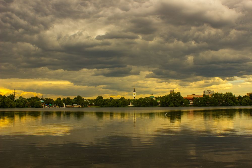 Вид на Белое озеро.