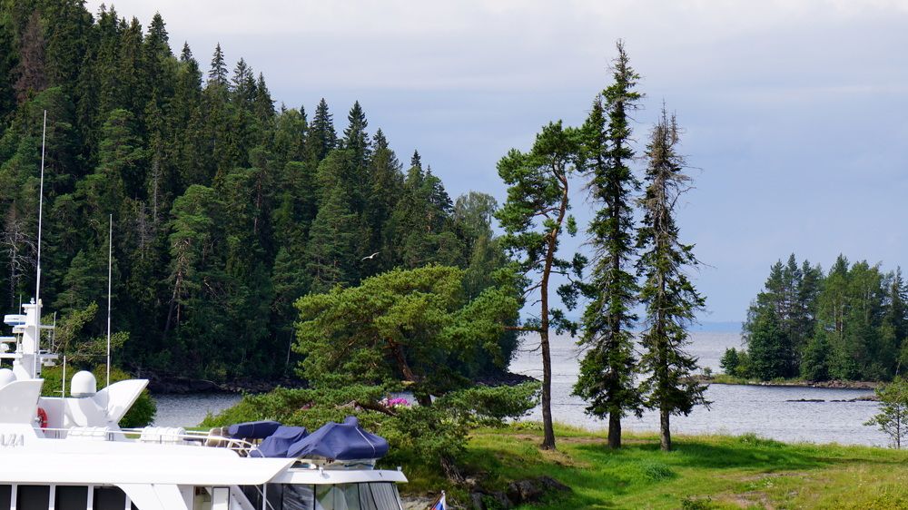 на Ладожском озере