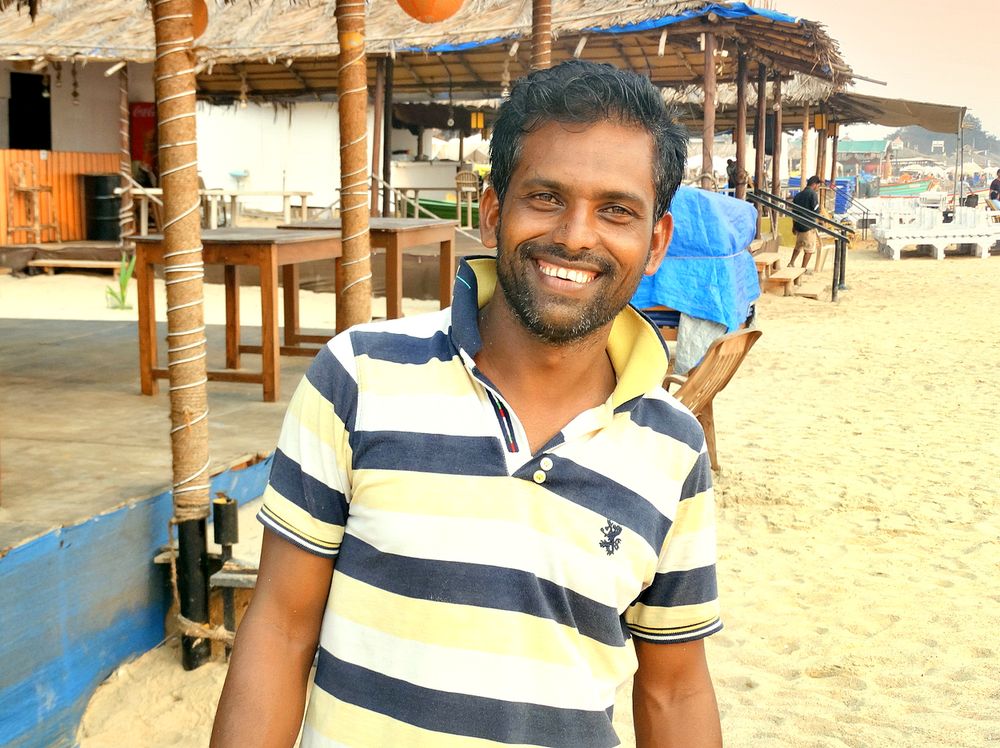 Уличный портрет мужчины