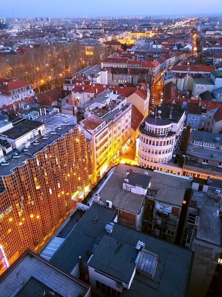 Zagreb at Night Croatia