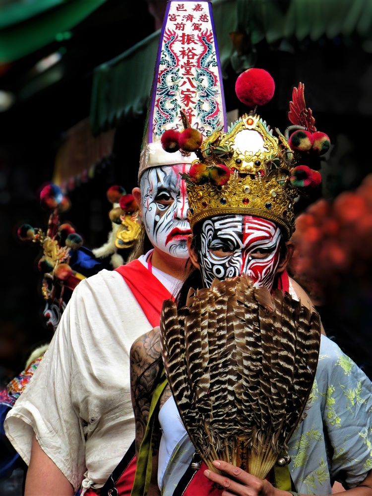 Street faces of Taiwanese Temple Fairs