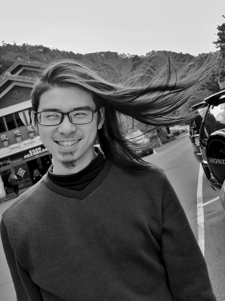 Long hair in the wind