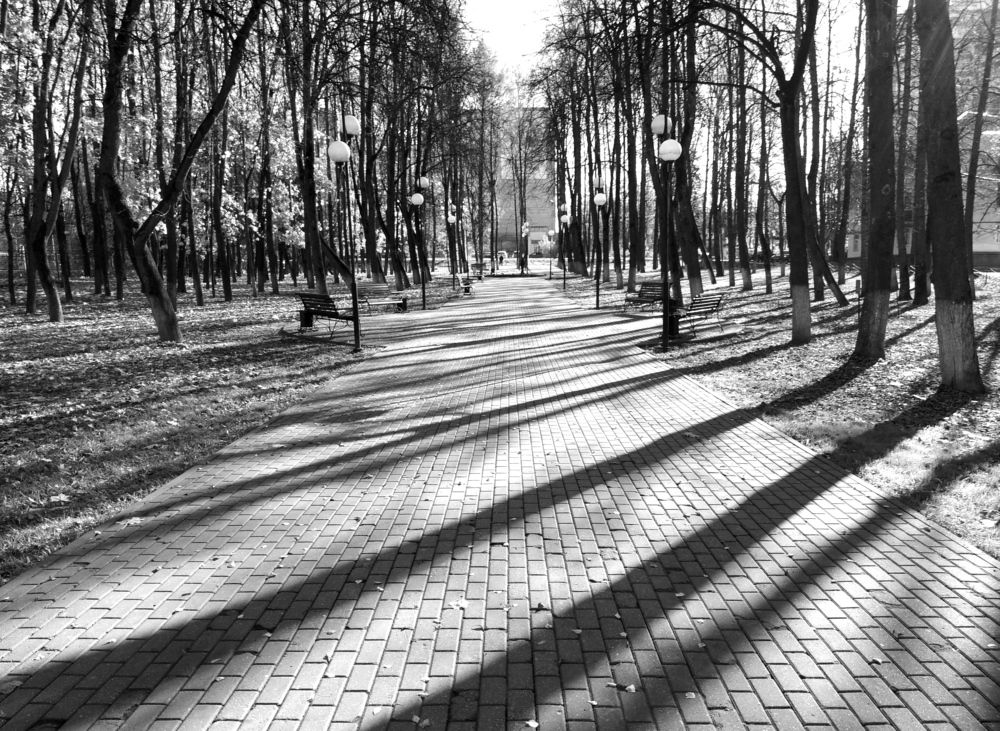 Один из скверов города Чехов