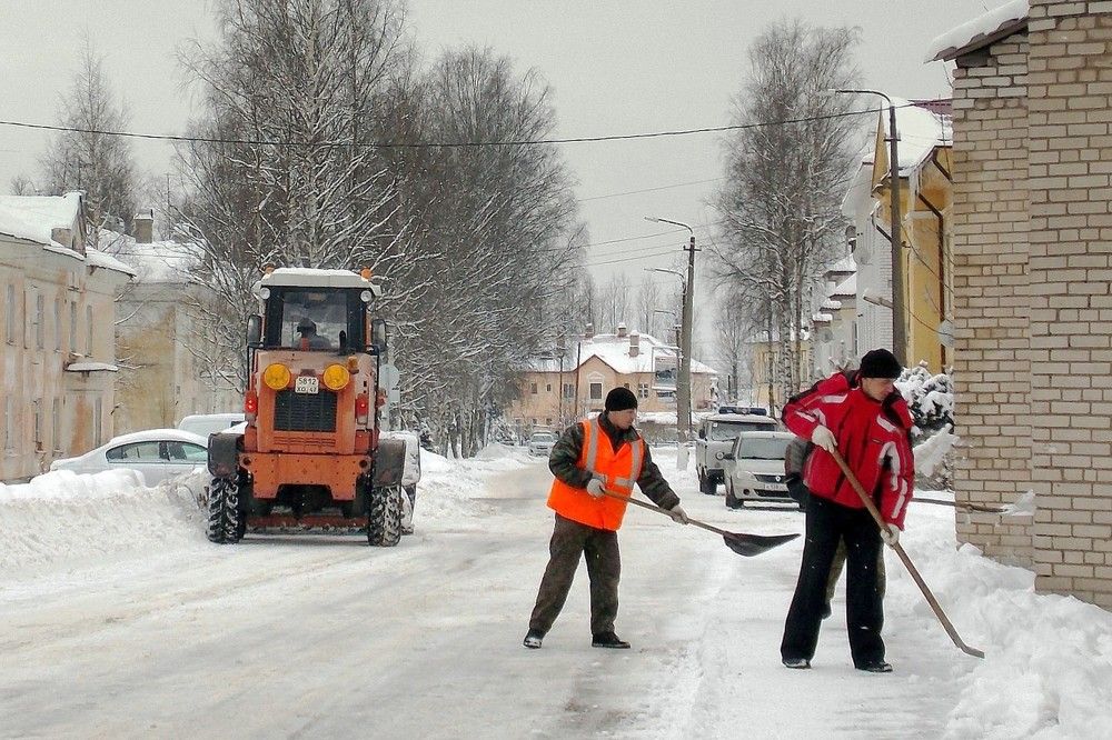 Уборка  снега