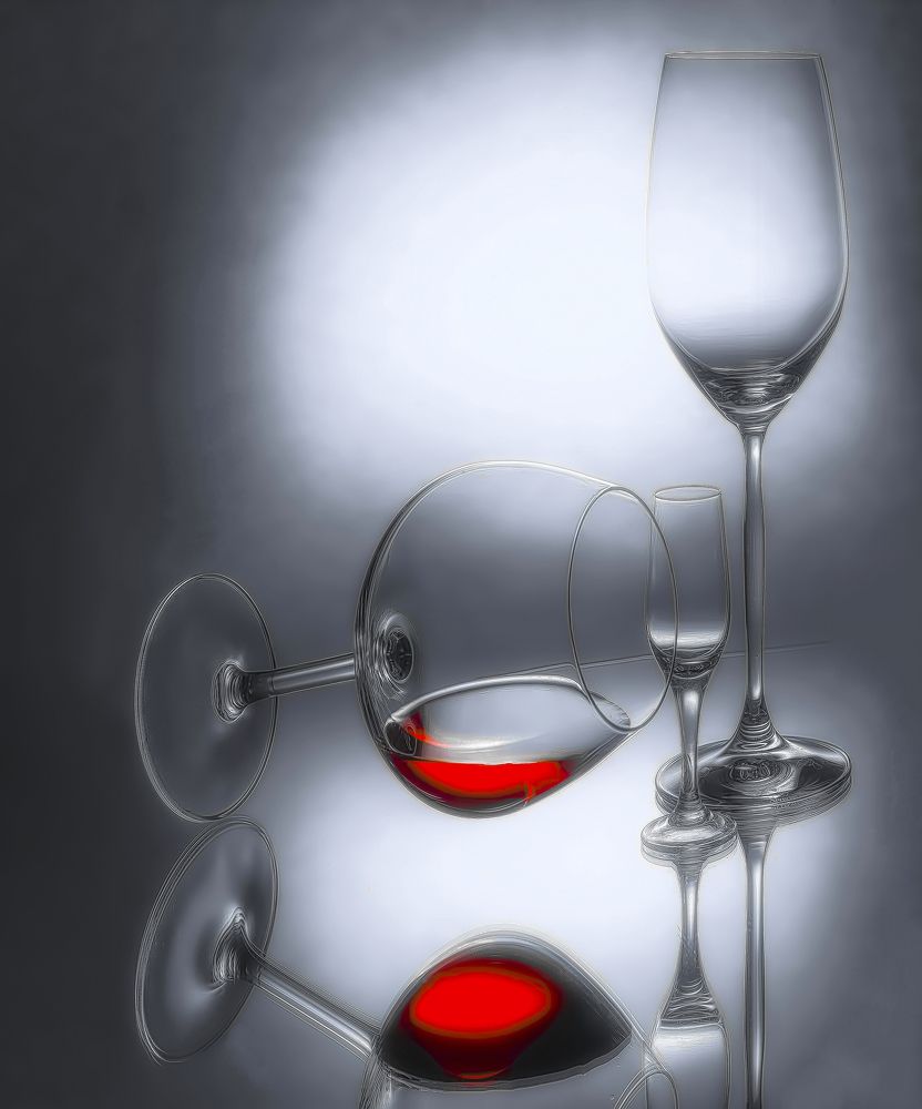 Красное вино.