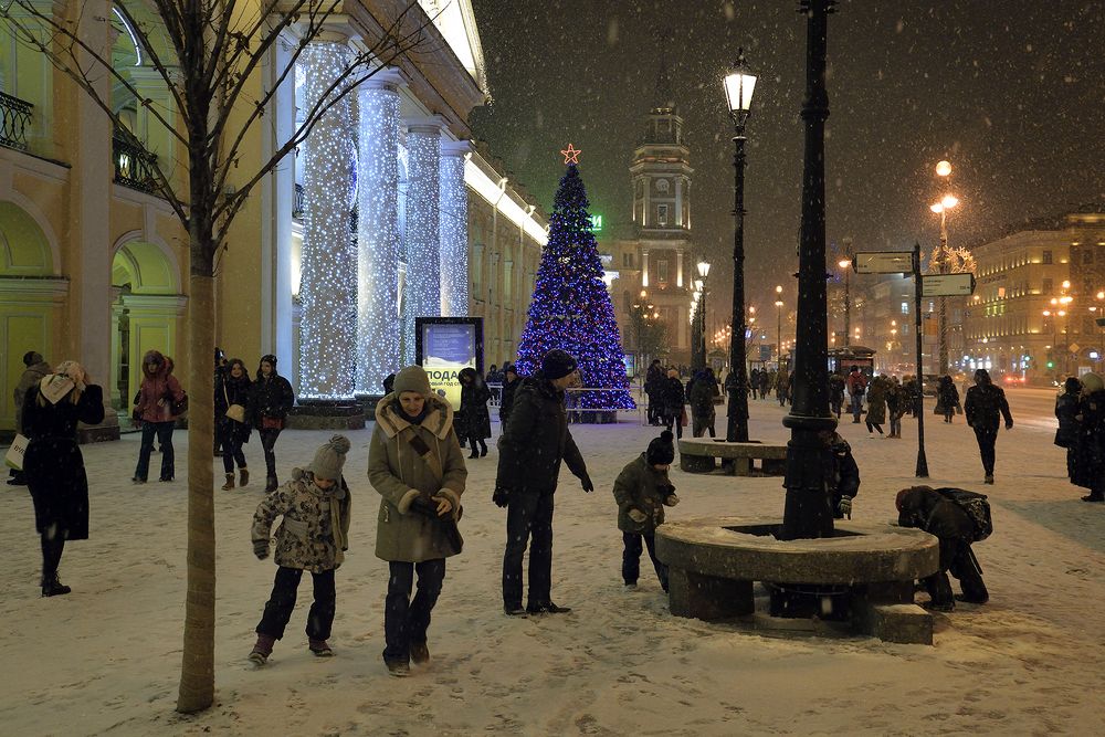Новогодний Петербург