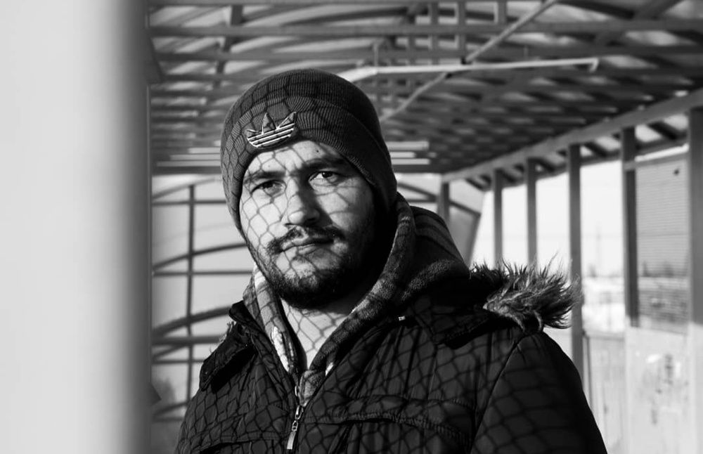 Уличный портрет чб