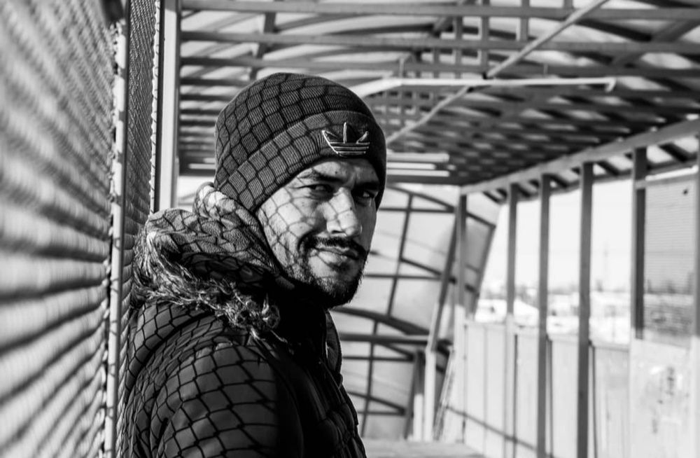 Уличный портрет чб