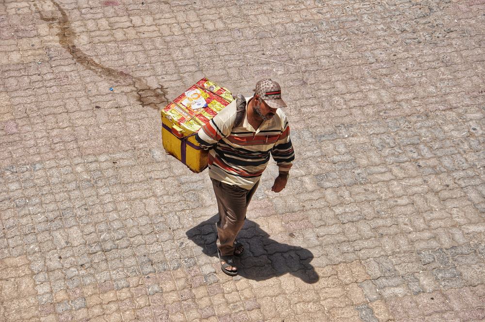 Things melted... and no one's heart went cold. He came back sad...and someone is waiting for the sad ice cream seller
