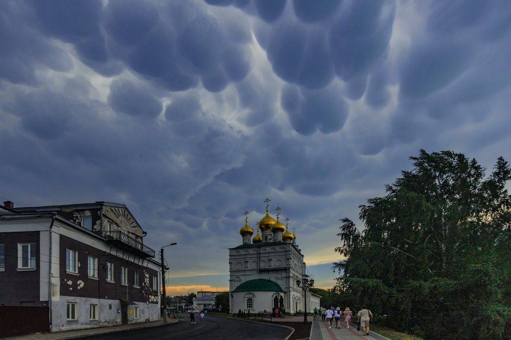 Облака - мамматусы.