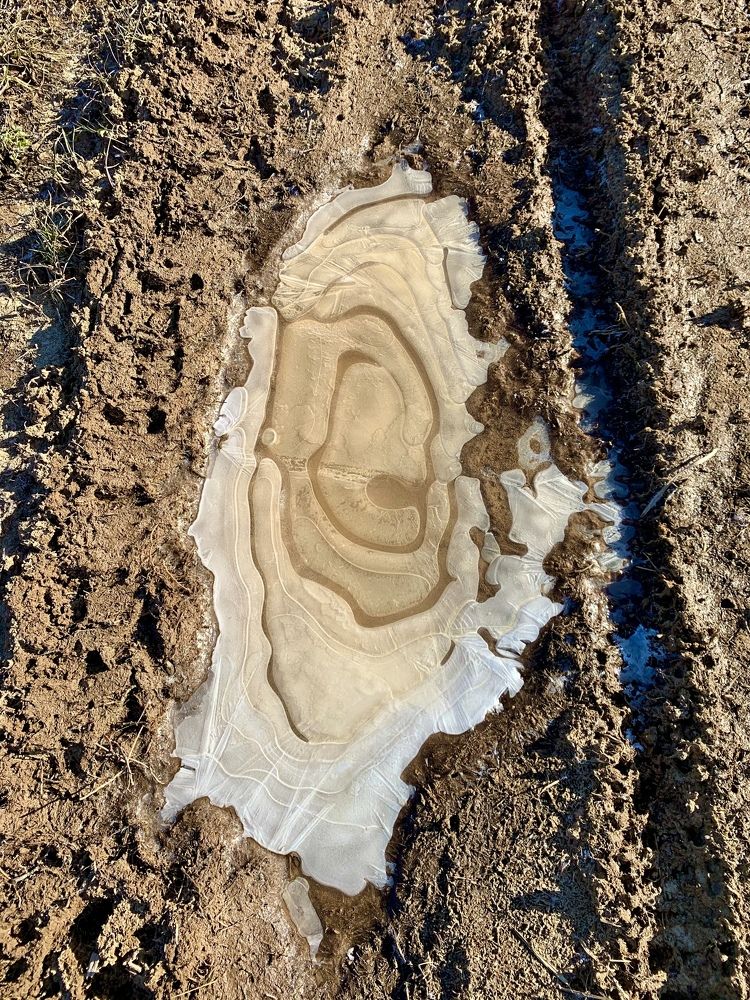 Просто лужа.